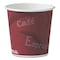 Dart Polycoated Hot Paper Cups, 4 oz, Bistro Design, PK1000 374SI-0041 - alternate 1